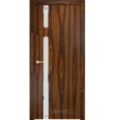 Дверь деревянная "Оникс" РОНДО бразильский палисандр